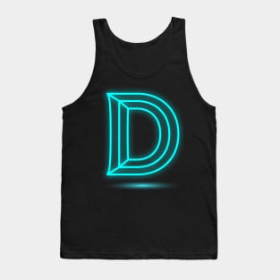 Letter D beautiful letters Tank Top